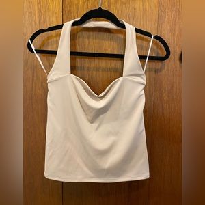 Express Body Contour Halter Tank NWT